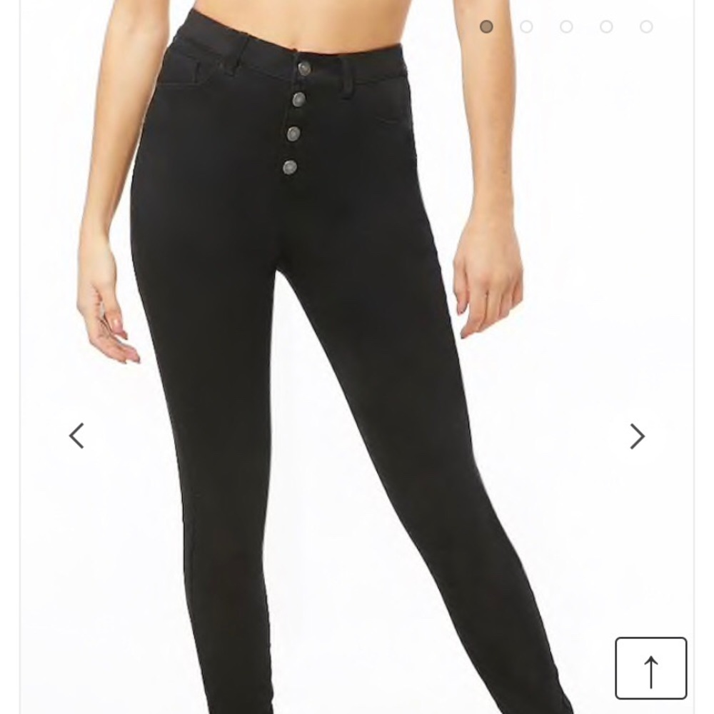 F21 Black High-Wasted Jeans